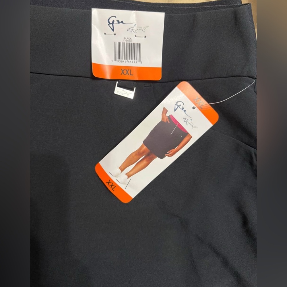 Greg Norman Women's Golf Tennis Skirt Skort Black Size XXL and M ⭐NEW⭐ - Picture 3 of 5